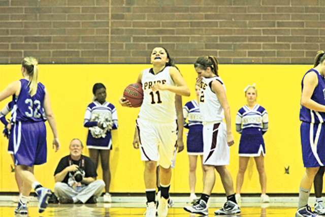 Jitters, Dobson end Pride girls’ hoop season